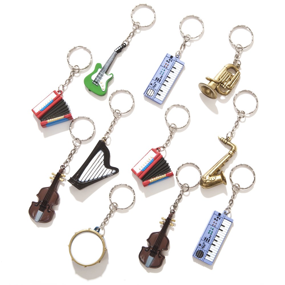 Amazon.com: U.S. Toy Musical Instrument Key Chains, Assorted